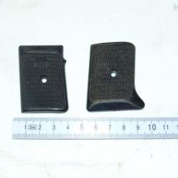 Paire de plaquettes marque "sm"