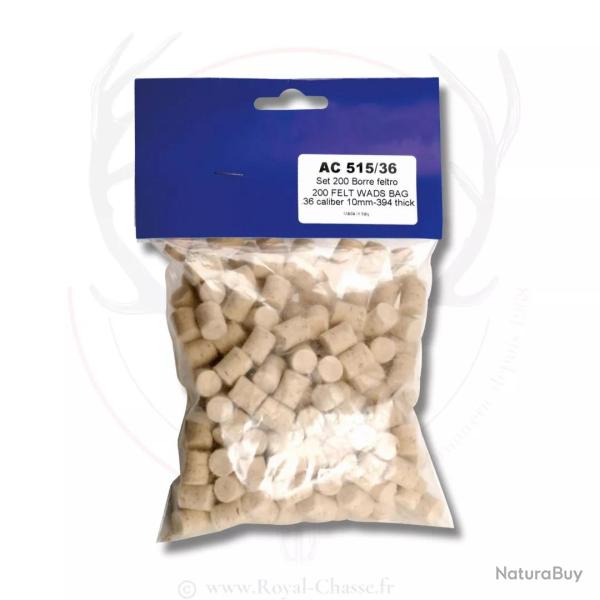 Boite 200 bourres feutre cal.44 PIETTA