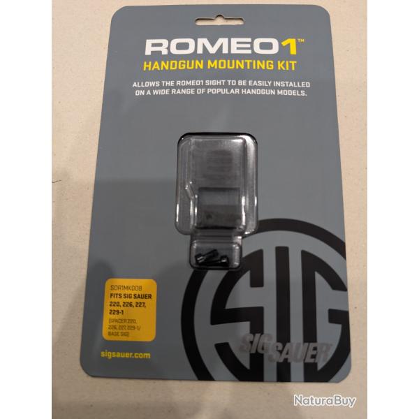 Plaque adaptatrice pour Sig Sauer P220 et Viseur Point Rouge ROMEO1