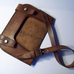 militaria ww1 francais &eacute;tui cuir pour pelle portative mod&egrave;le 1879 poilu 14/18 tranch&eacute;e