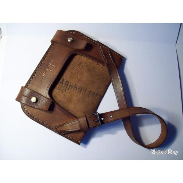 militaria ww1 francais �tui cuir pour pelle portative mod�le 1879 poilu 14/18 tranch�e