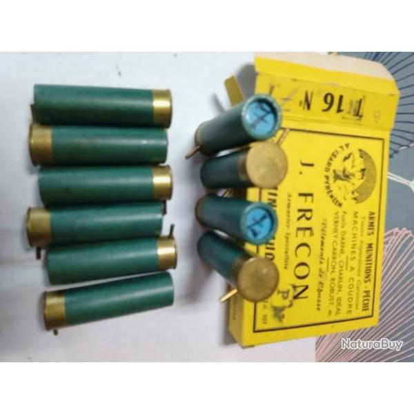 boite de 10 cartouches a broche cal 16 pl7