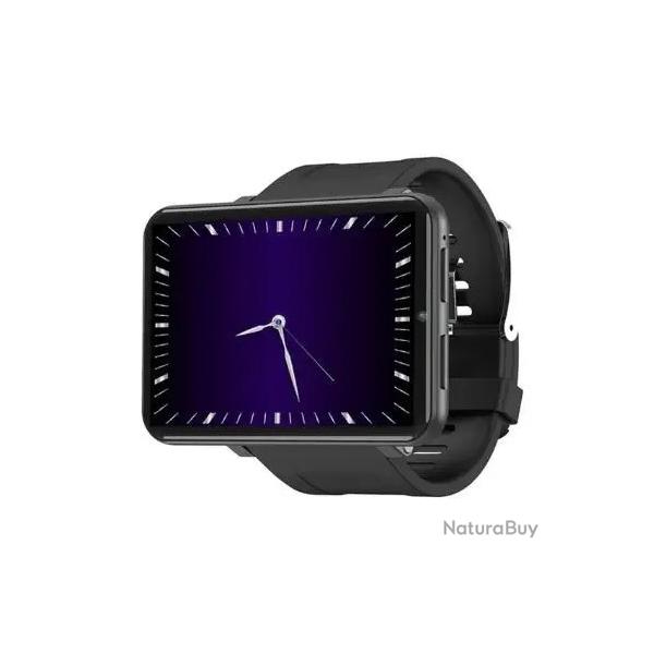 Montre Connect�e 4G Android GPS WiFi Double Cam�ra 2080mAh Appels Smartwatch Mixte 1Go/16Go Noir
