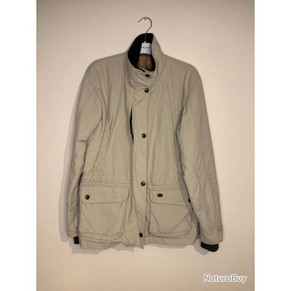 Magnifique veste/manteau Barbour beige taille L aux ench�res occasion �tat neuf
