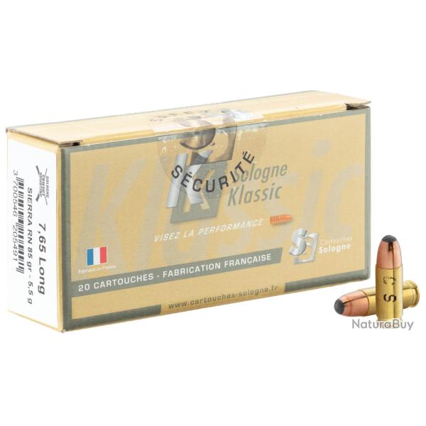 SOLOGNE 7,65 Long Sierra 85 gr � Cowboy Shooting 7,65 x 20 mm Cowboy Action Shooting