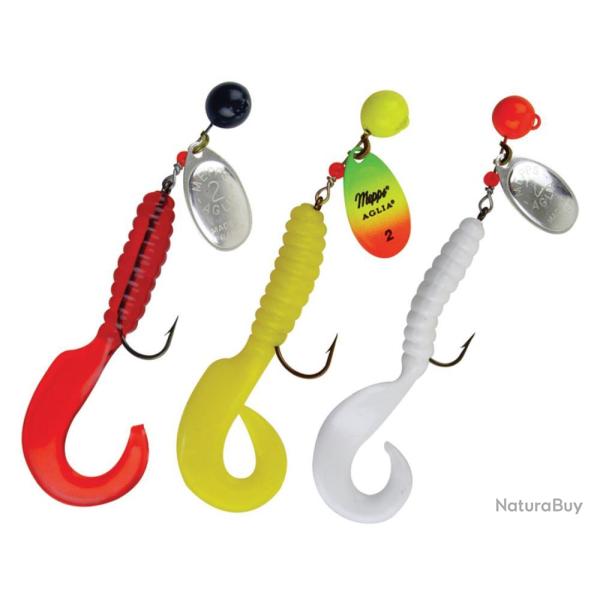 CUILLER AGLIA SPINFLEX 14G - NOIR ARG - MEPPS