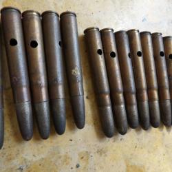 9,3x57 Mauser  Mannlicher A ou E ogive nickel K  DWM K  49 1 E / A neutralis&eacute;e perc&eacute;e percut&eacute;es