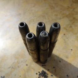 9,3x57 Mauser  ogive nickel bout creux H*** neutra perc&eacute;e percut&eacute;es