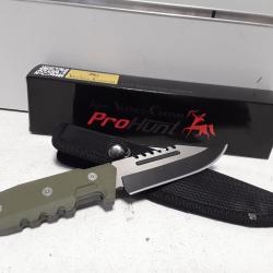 Couteau fixe Prohunt 25cm + etui