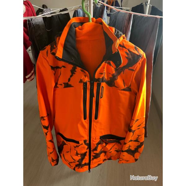 Veste chasse  fluo
