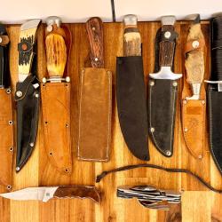 Lot de qualit&eacute; pour Collection de 14 Couteaux de Chasse, Outdoor Solingen, Sabatier, Vintage...