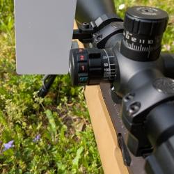 Porte-carte DOPE velcro � fixation anneau de lunette 30 mm