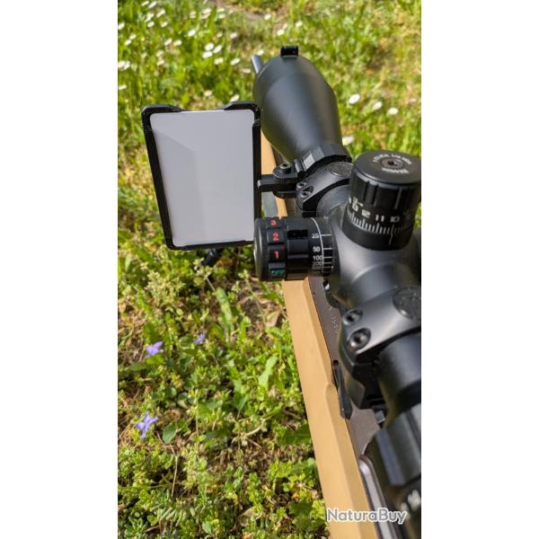 Porte-carte DOPE � fixation anneau de lunette 30 mm