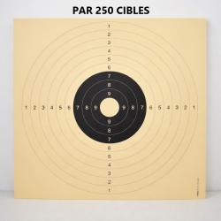 250 Cibles C50 centre Blanc