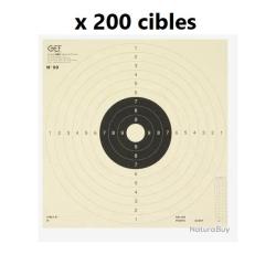 200 Cibles C50 centre Blanc