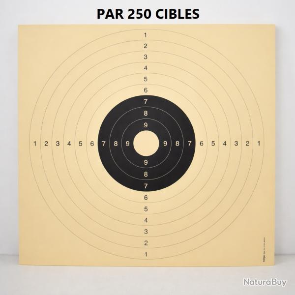 250 Cibles C50 centre Blanc