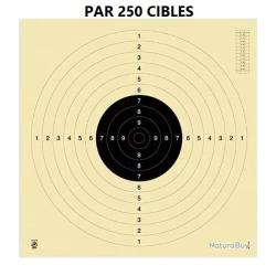 250 Cibles C50 centre Noir