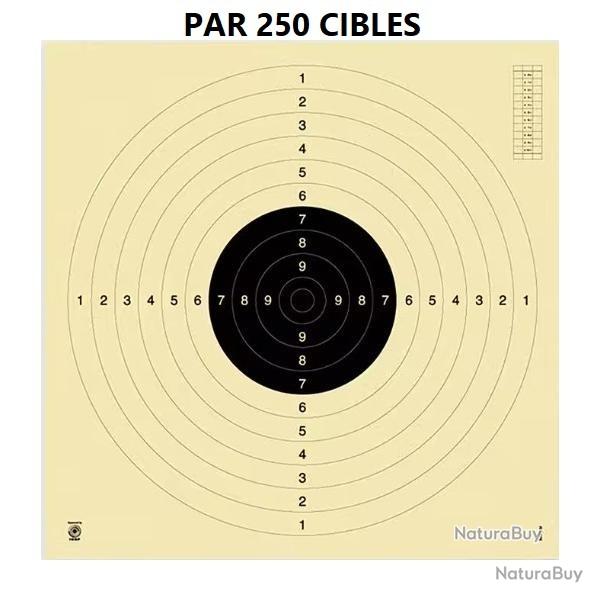 250 Cibles C50 centre Noir