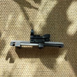 Ensemble montage + point rouge pour le gabion.