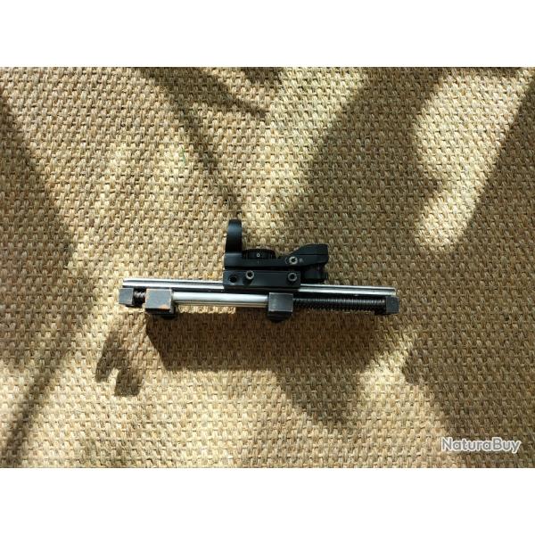 Ensemble montage + point rouge pour le gabion.