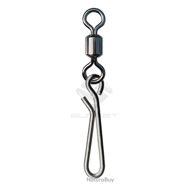 Emerillon Agrafe Sunset Rolling W/ Hanging Snap St-S-3017 2 Par 6 23kg BLACK - NICKEL