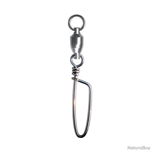 Emerillon Agrafe Sunset Bb Swivel W/ Coastlock Snap St-S-3807 35kg 3 Par 2 BLACK - NICKEL