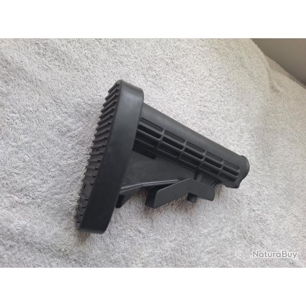 crosse GI t�lescopique AR15 / M16 / M4 original, pour tube commercial + plaque de couche