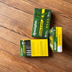 Lot de 3 bo&icirc;tes de Balles pour carabine300 Win MagRemington Core- Lokt + 20 unit&eacute;s en &eacute;tui