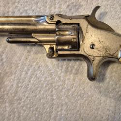 Revolver SMITH & WESSON N&deg;1 3RD ISSUE.22 short annulaire tr&egrave;s bon &eacute;tat d'origine