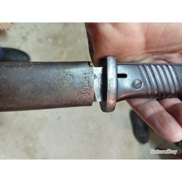 Ba�onnette 98k et fourreau Polonais WZ24 ou WZ28