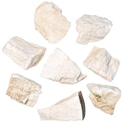 Pierres brutes aragonite blanche - 4 &agrave; 5 cm - Lot de 3