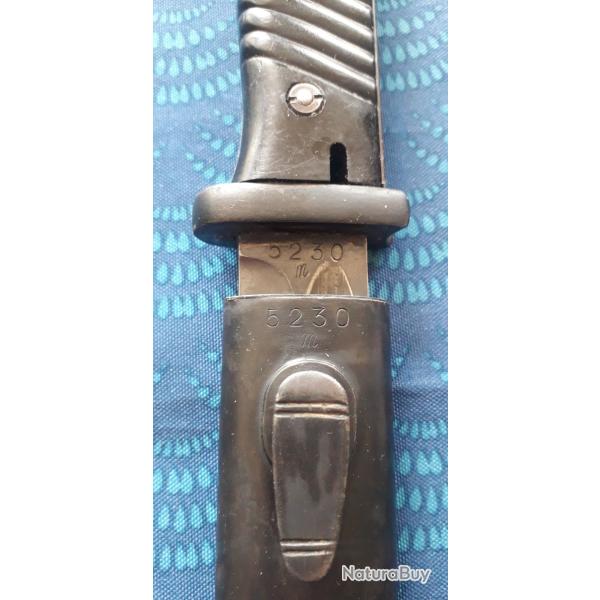 Ba�onnette mauser 98k allemand ww2