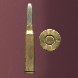 7 x 54 Boers (alias 7 mm Mauser Kortnek) - RARE Afrique du Sud - marquage : 18 DM 95 F. y A.