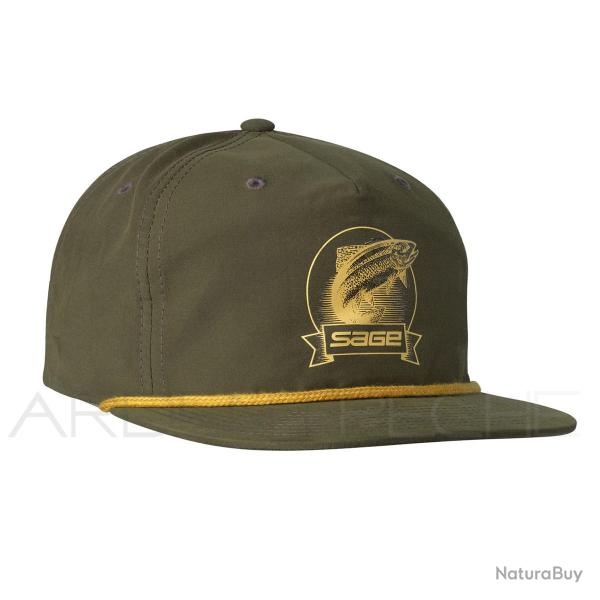 Casquette SAGE Capitain's hat heritage Trout/olive