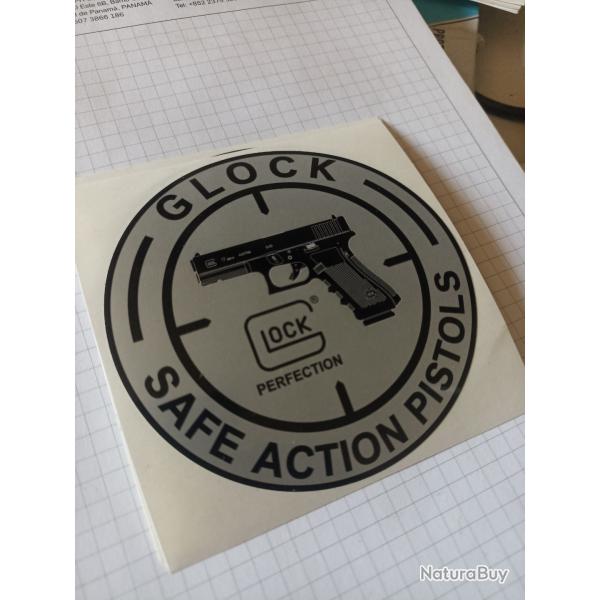 Autocollant Glock Perfection safe action pistols
