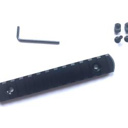Rail picatinny: M-LOK 13, aluminium &agrave; bords arrondis
