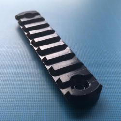 Rail picatinny: M-LOK 9, aluminium &agrave; bords arrondis