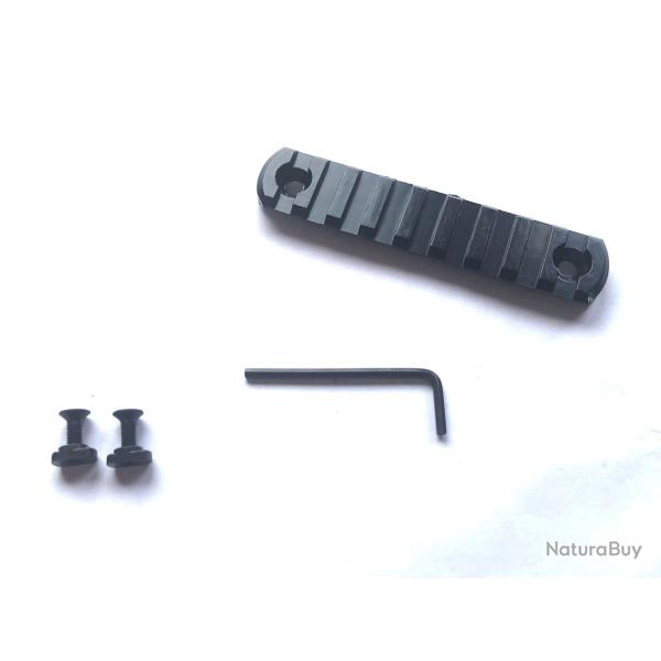 Rail picatinny: M-LOK 9, aluminium � bords arrondis