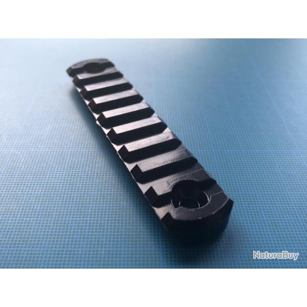 Rail picatinny: M-LOK 9, aluminium � bords arrondis