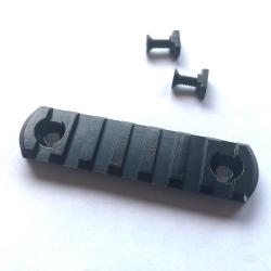 Rail picatinny: M-LOK 7, aluminium &agrave; bords arrondis