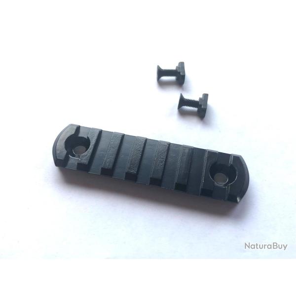 Rail picatinny: M-LOK 7, aluminium � bords arrondis