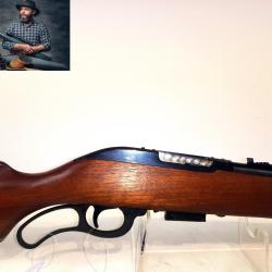 (3024) Carabine De Chasse Levier Sous Garde Marlin Mod 62 Magnum Cal.256 Win Mag - OCCASION