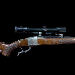 Magnifique Bloc Tombant Custom calibre 7x64 et ses deux lunettes