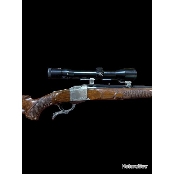 Magnifique Bloc Tombant Custom calibre 7x64 et ses deux lunettes