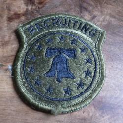 insigne &eacute;cusson brod&eacute;e  us army recruiting usarec scorpion ocp