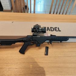 Citadel trakr firearm 22lr Pack complet red dot r&eacute;ducteur de son, garde main, bore snake