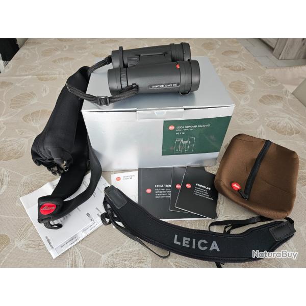 Jumelles leica Trinovid 10x42 HD et accessoires