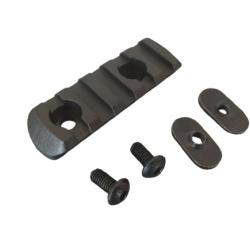 Rail Picatinny 5 slots Noir