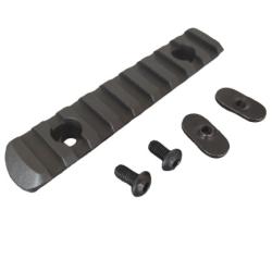 Rail Picatinny 9 slots Noir