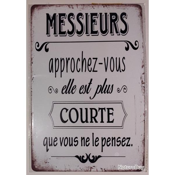 PLAQUE METALLIQUE - HUMOUR